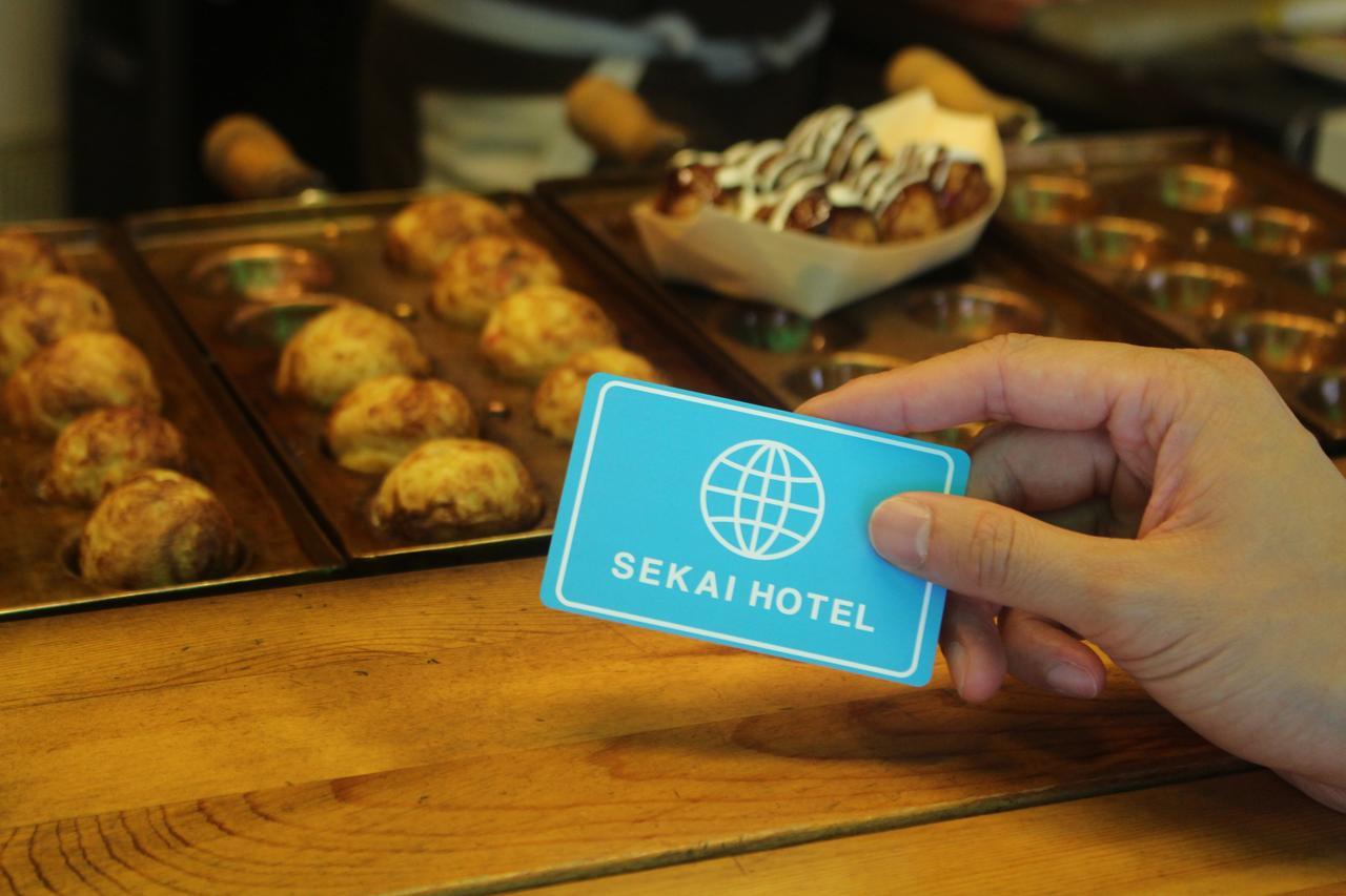 Sekai Hotel Tsuki Osaca Exterior foto
